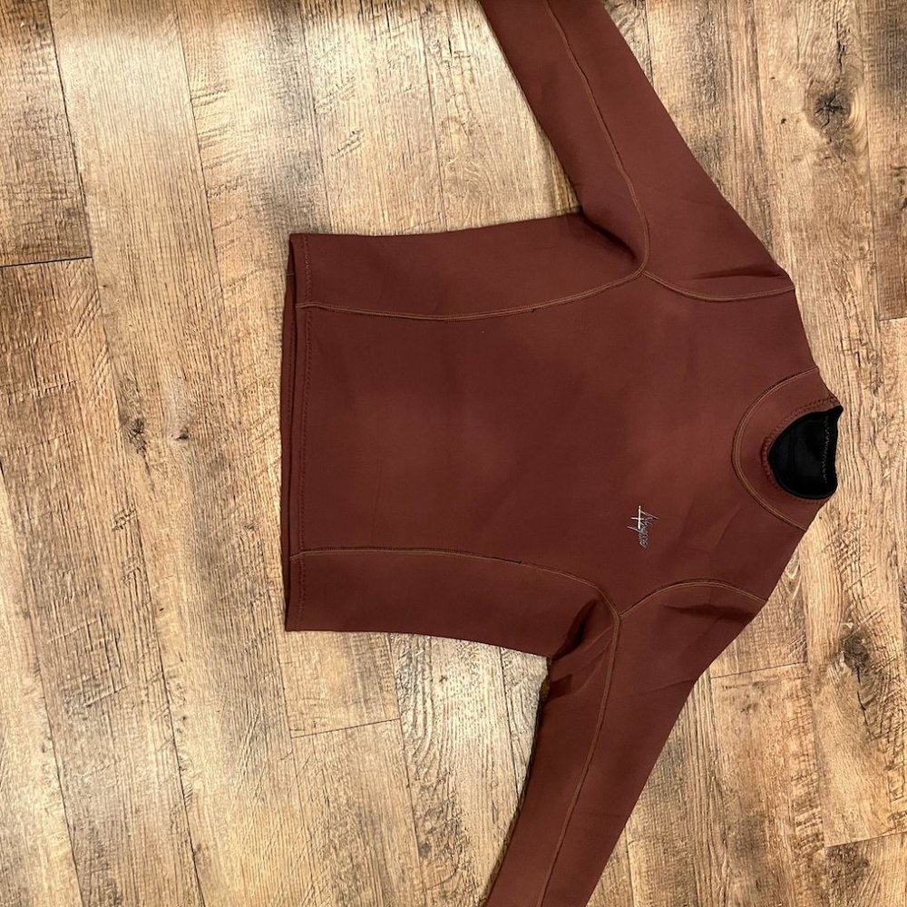 Free People- Abysse- Pam Rash-Guard Reef Brown